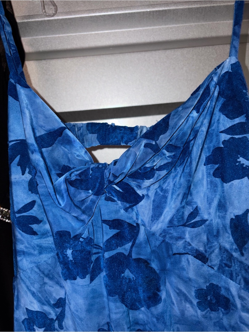 SOLD Hello Molly Blue Floral Maxi Dress - Picture 10 of 10